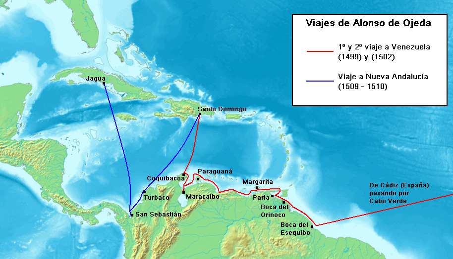 Alonso de Ojeda, conquistador Castellano